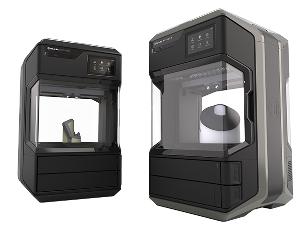 METHOD(左)和METHOD X(右)3D打印机。雷电竞app下载通过MakerBot照片