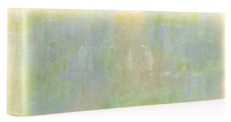 Claude Monet的Waterlillies的复制品通过Voxel 3D打印。图片通过约瑟夫·科丁顿（Joseph Coddington）。
