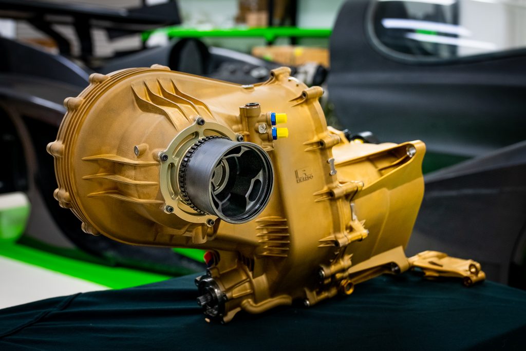 Rodin Cars' 3D printed gearbox.