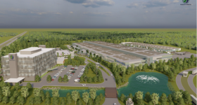 A render of what Terran Orbital's new Florida facility may look like. Image via Terran Orbital.
