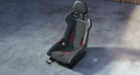 保时捷在“后卫红”中的新3D印刷座椅。