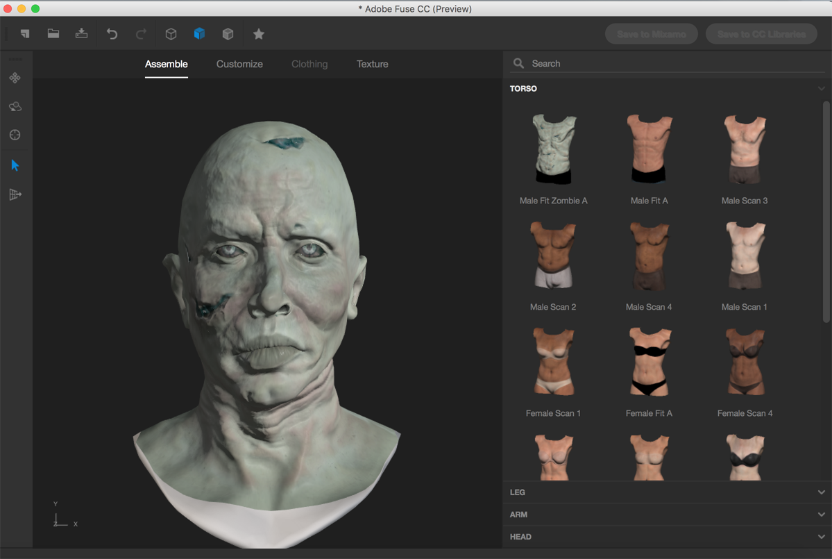 Adobe Fuse Easy 3D建模软件