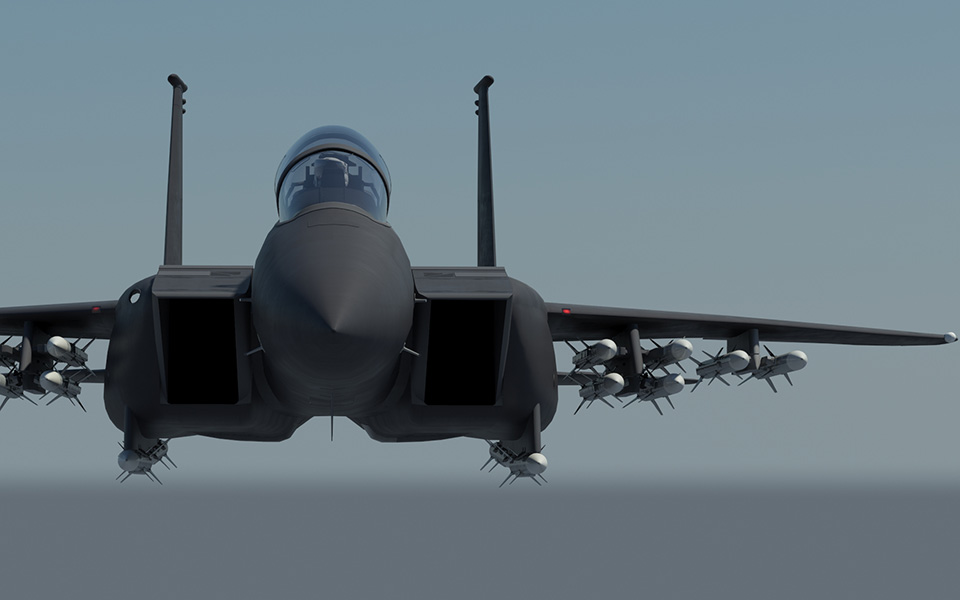 F-15。照片通过波音。