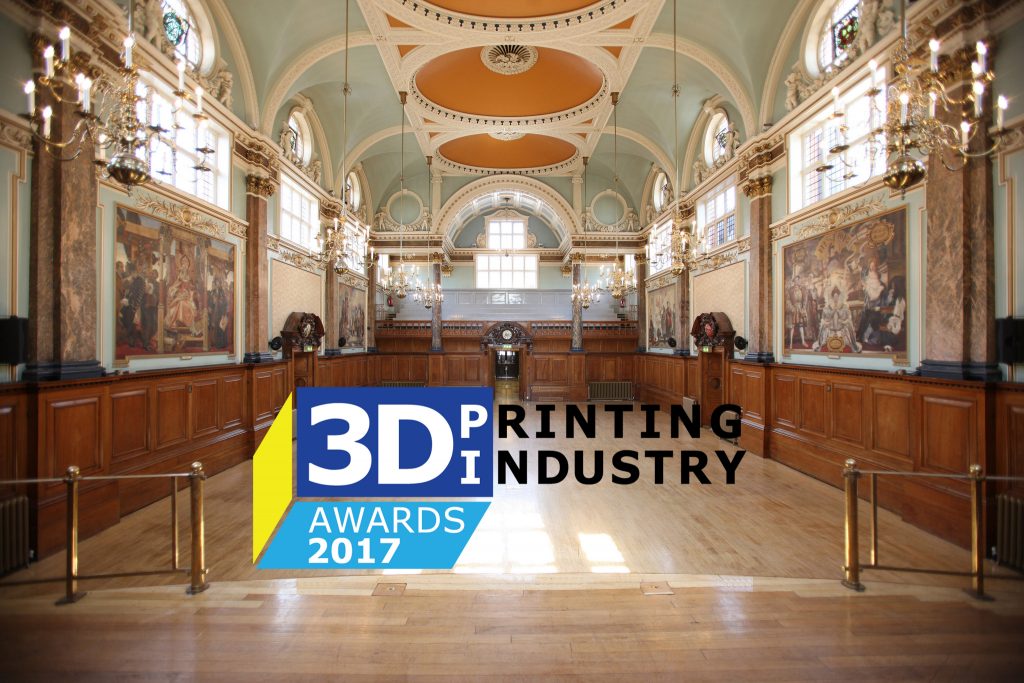 3D打印工业奖在切尔西老市政厅。