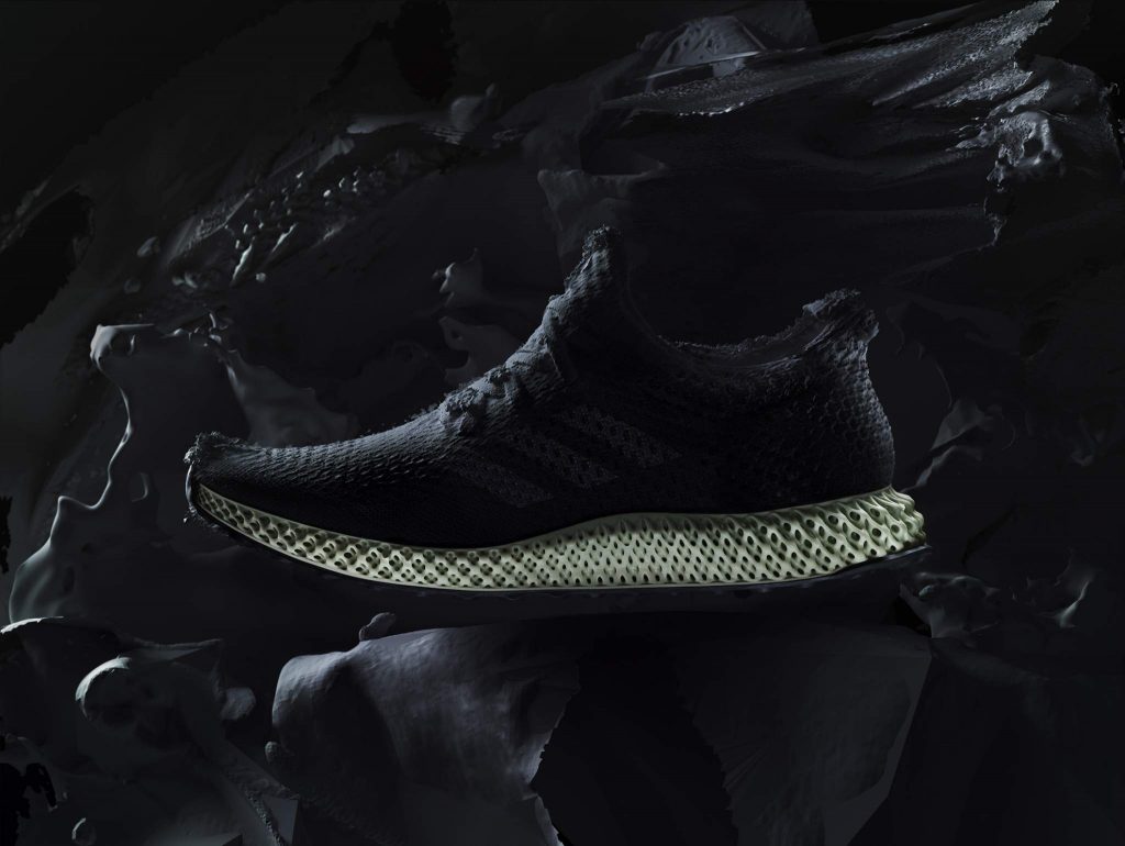 The FUTURECRAFT 4D sneaker from adidas's with a 3D printed midsole from adidas's Speedcell concept.