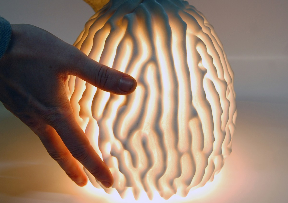 The Salt Coral lamp by CONCR3DE. Image via 3DPC.
