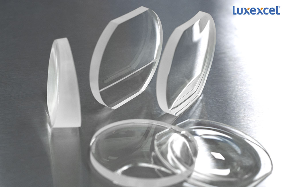 Luxexcel 3D printed lenses. Photo via Luxexcel