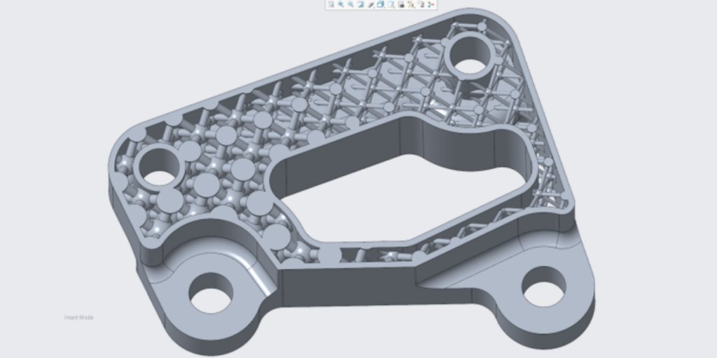 Functional end-use part design in Creo. Photo via PTC.