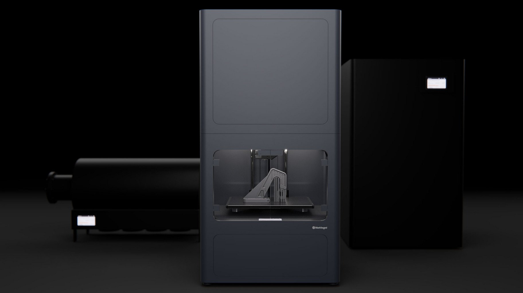Mark锻造的Metal X 3D打印机。通过Markforge拍摄的照片