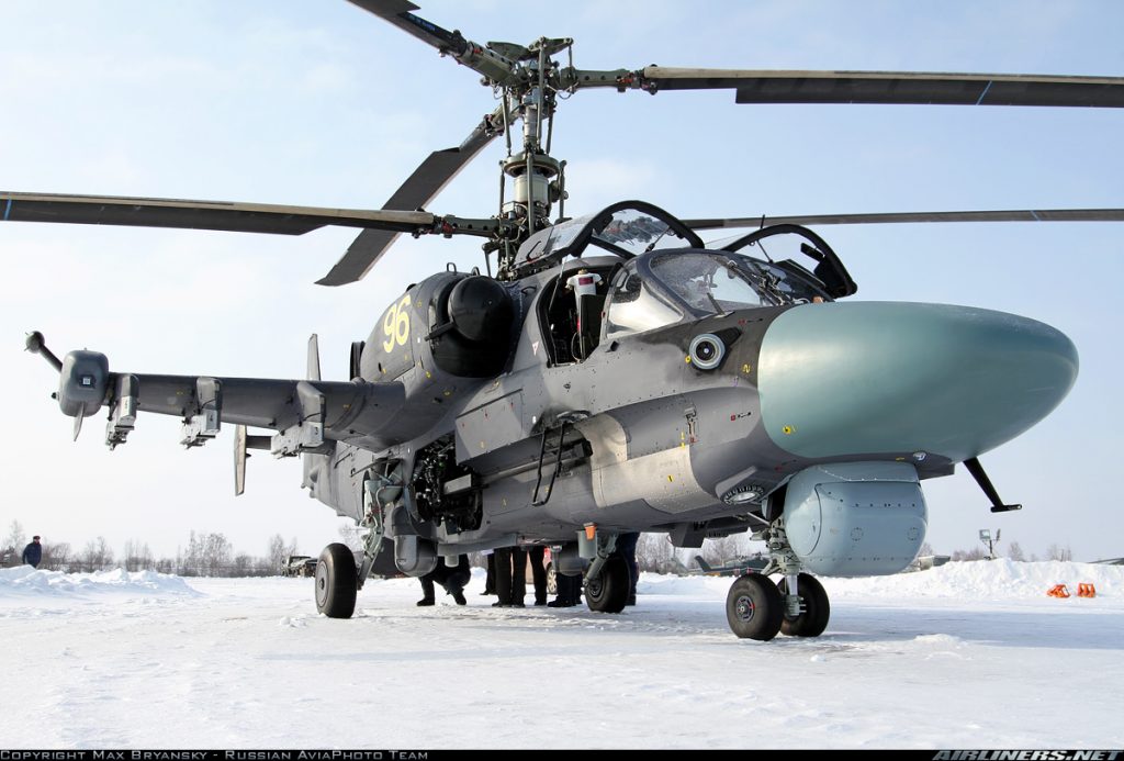 卡莫夫Ka-52“短吻鳄”直升机。通过Airliners.net照片