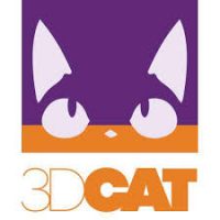 3D猫徽标