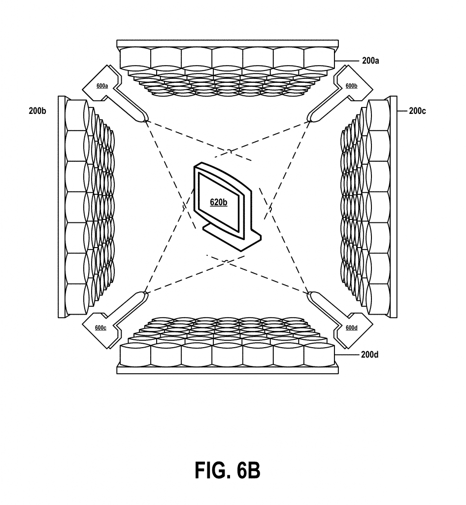 来自美国专利号的图6B。US20180361680A1。显示“通过将材料喷射到声学全息图的表面上打印3D物体”。图片通过谷歌专利/IBM