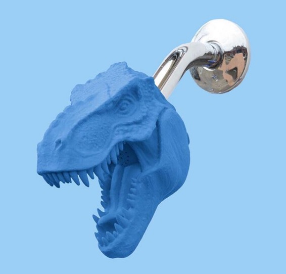 A 3D printed shower-head. Photo via Zooheads.