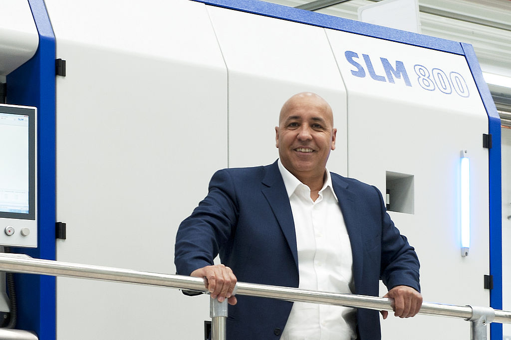 Meddah Hadjar是SLM Solutions公司新任命的首席执行官。照片通过SLM解决方案