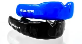 The new Bauer APEX and APEX Lite Mouthguards. Photo via GuardLabs.