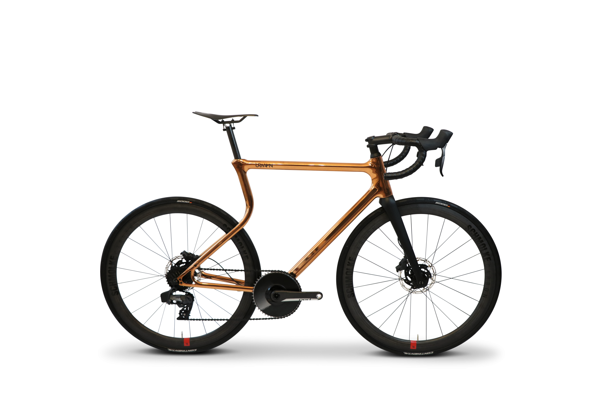 带有3D打印钢架的自行车。照片通过Urwahn/Schmolke拍摄。