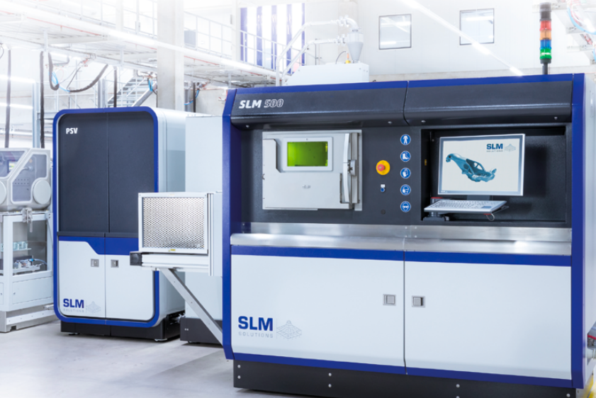 Honeywell used an SLM 500 3D printer to test and develop the new settings alongside SLM Solutions. Photo via SLM Solutions.