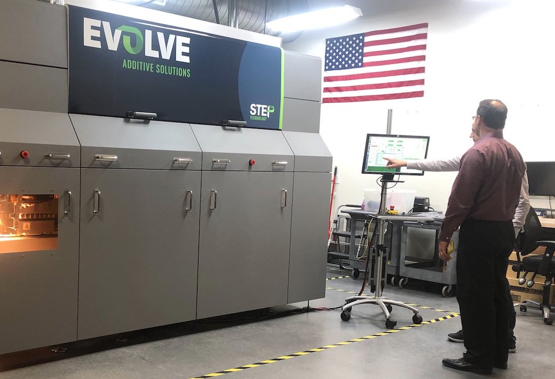 Evolve is planning to launch its STEP 3D printing technology later this year. Image via Evolve Additive Solutions.