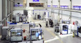 Sartori获得了金属的SLM 280系统3D printer manufacturer SLM Solutions. Photo via SLM Solutions.