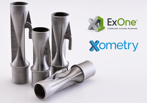 ExOne和Xometry之间的交易将使ExOne成为Xometry RFQ市场中唯一的活页夹喷射服务提供商。照片通过外显子。