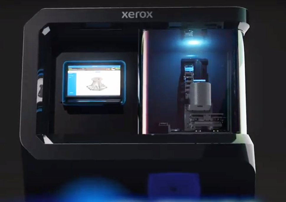 施乐提供了即将推出的液态金属3D打印机的更新。照片通过施乐。