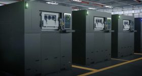 Rendering of a Sapphire 3D printer production facility. Image via VELO3D.