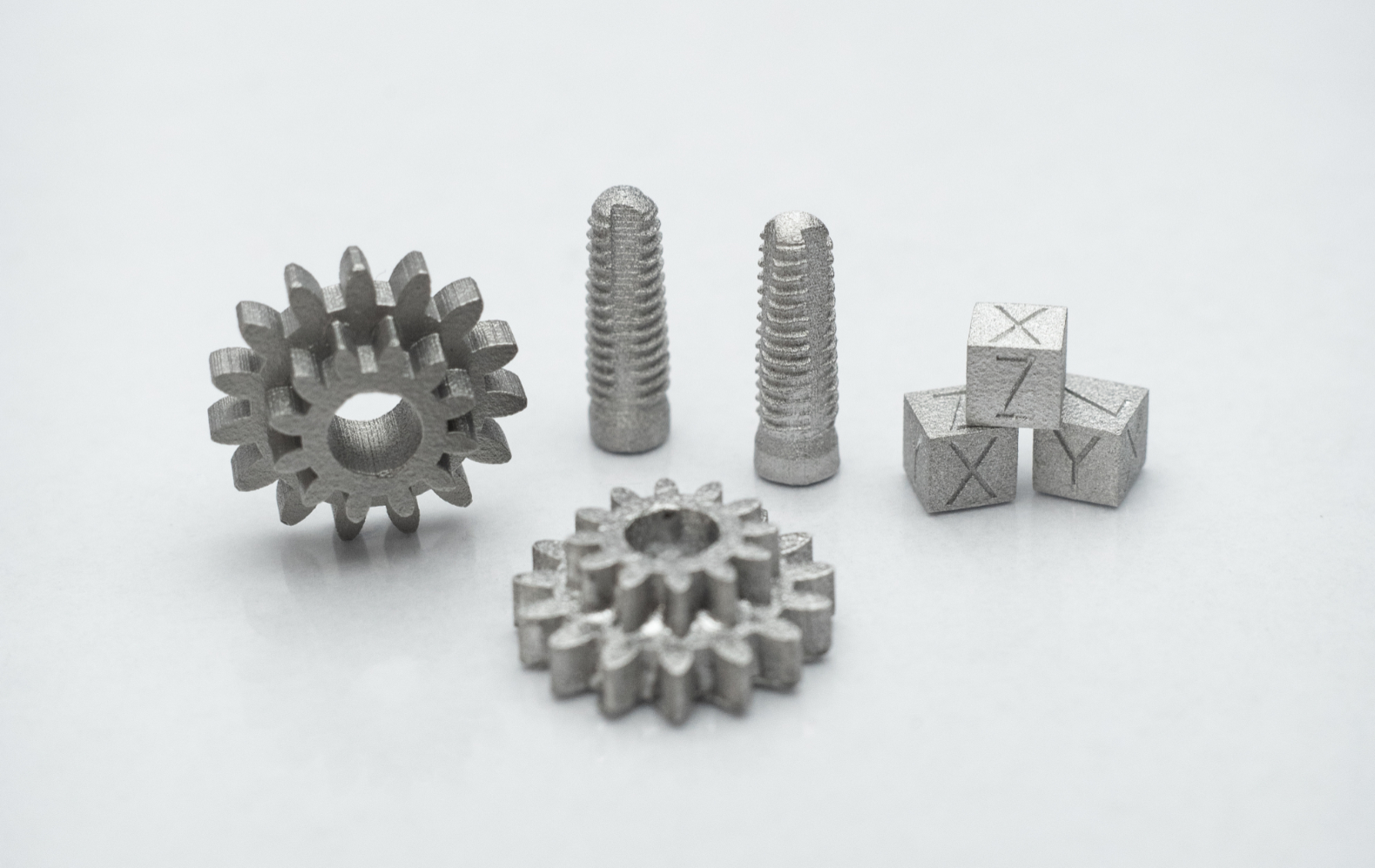Metal parts printed on the Hammer Lab35 metal 3D printer. Image by Incus GmbH.