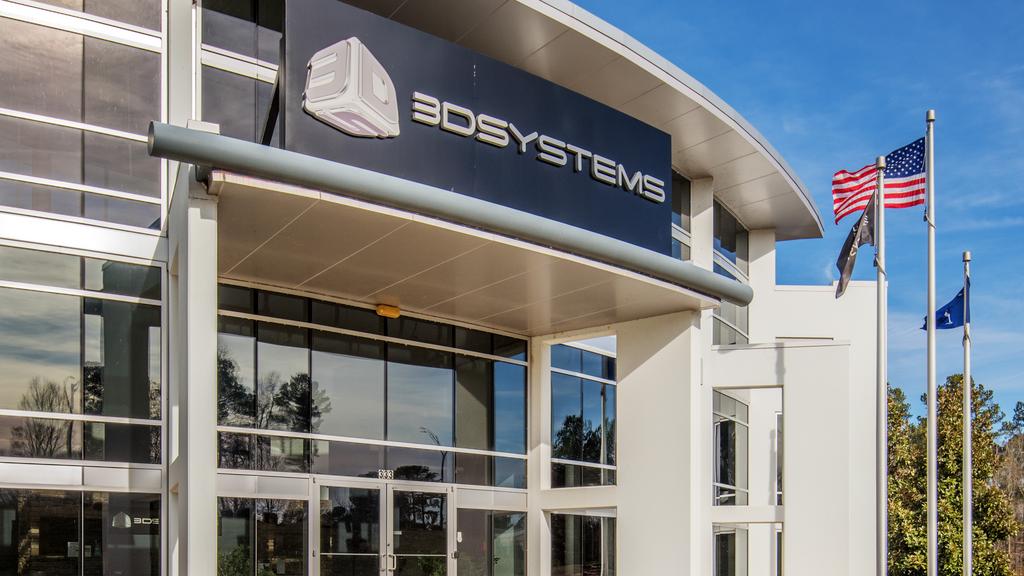 3D系统在罗克山，南卡罗来纳的总部。照片通过CBRE组。