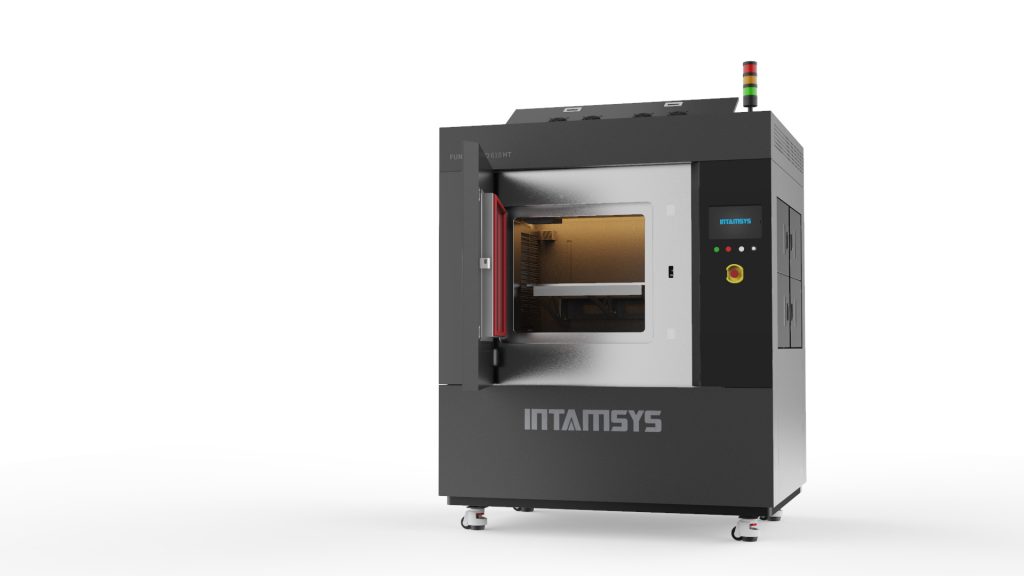 The upcoming FUNMAT PRO 610 HT 3D printer. Photo via INTAMSYS.