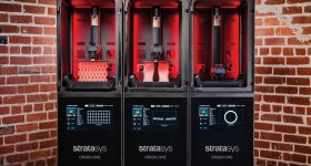 Stratasys Origin One 3D打印机。通过Stratasys的照片。