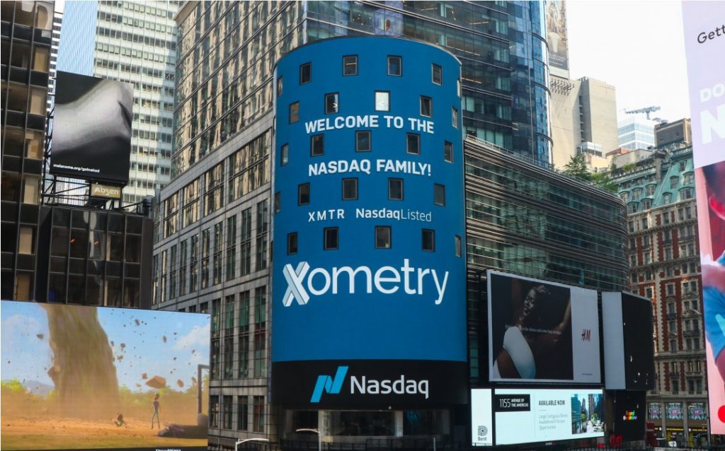 来自纳斯达克欢迎Xometry进入其证券交易所的消息。