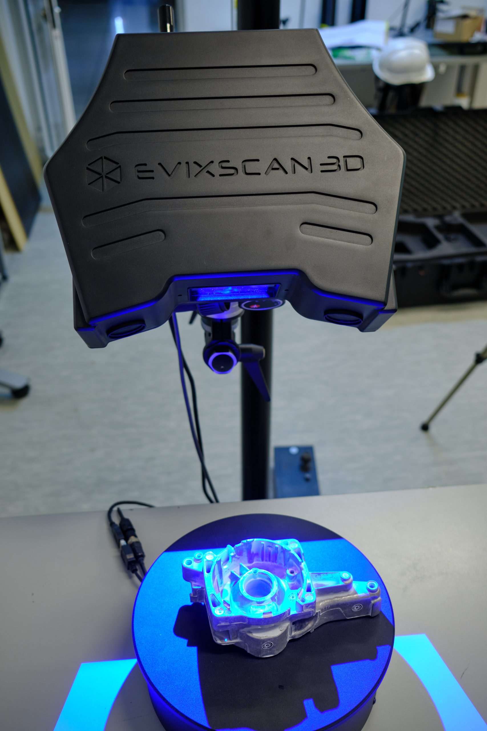 The EviXscan 3D Optima+ M scanner. Photo via Evatronix.