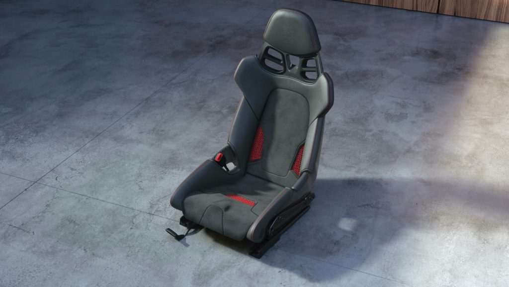 保时捷全新3D打印座椅“Guard Red”。