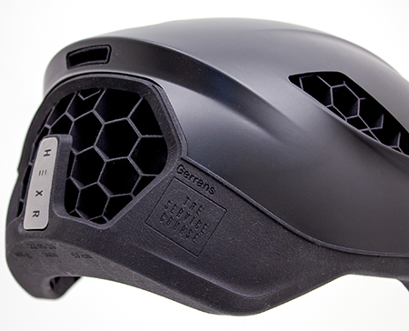 HEXR屡获殊荣的3D打印头盔。