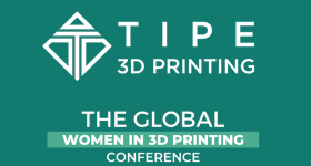TIPE 2022 3D打印会议徽标。