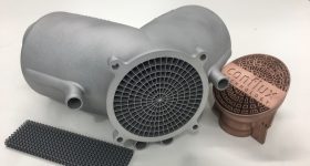 Confux技术的3D印刷热交换器。照片通过Conflux技术。