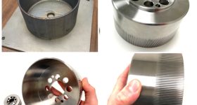 作为合作伙伴，这两家公司已经3D打印出了一个直径为6英寸的应变波齿轮柔轮。通过AddiTec照片。