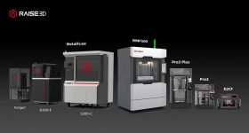 Raise3D's 3D printer portfolio. Image via Raise3D.