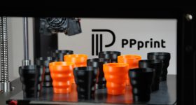 聚丙烯PPprint部分3 d印刷。照片via PPprint.