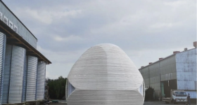 Serendix Partners' 3D printed 'Sphere.' Photo via Japan Today.