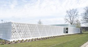 弗洛里亚德（Floriade）Expo 2022上的3D印刷阿联酋馆。通过Actulual摄影。