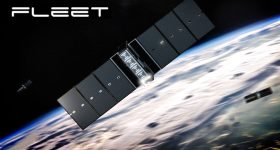 这Fleet Space Centauri 5 with 3D printed metal patch antennas. Image via Fleet Space.