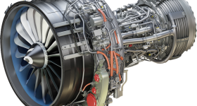 CFM International的Leap I-B引擎。图片通过CFM International。