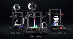 Creality's Ender-3, Ender-3 V2 Neo and Ender-3 Max Neo 3D printers. Image via Creality.
