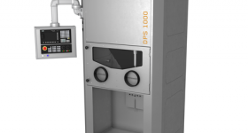 数字金属's new DPS 1000 depowdering system.